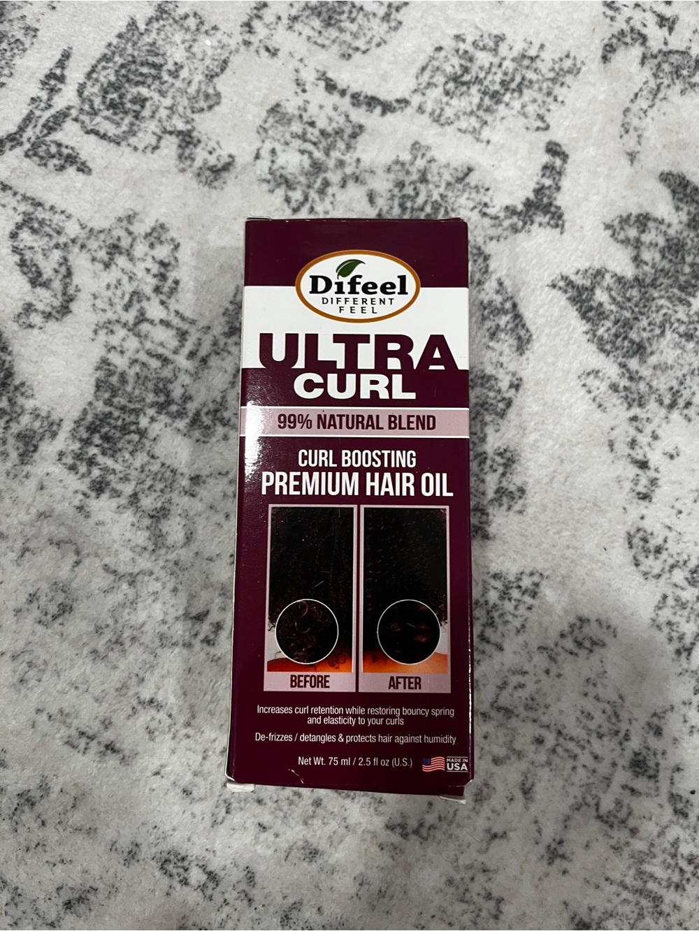 Hair curl oil